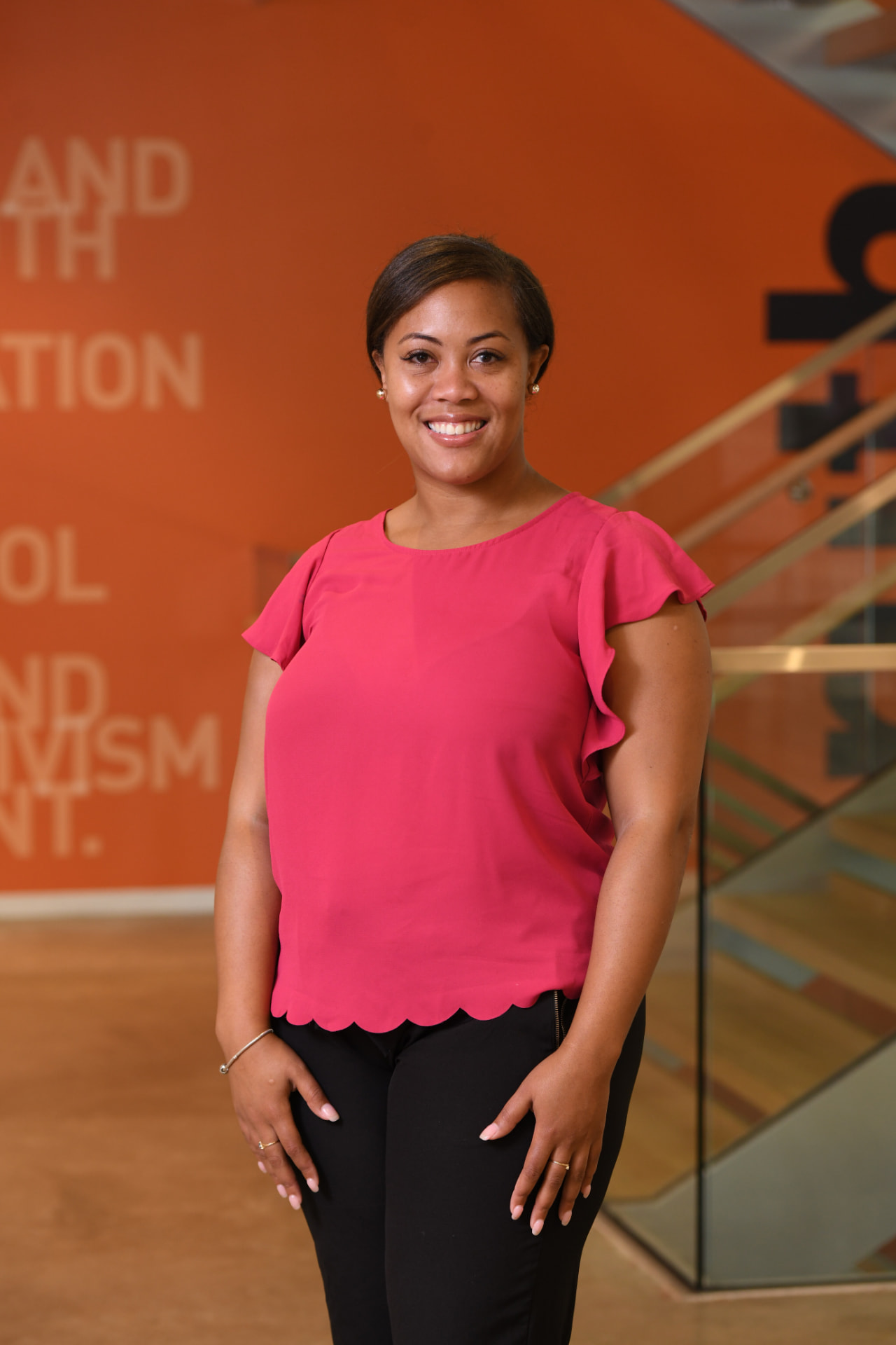 Jasmine K. Hicks at Truth Initiative headquarters